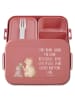 Mr. & Mrs. Panda MEPAL Bentobox Bär Kind Motiv mit Spruch in Rot Pastell