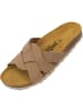 Palado Pantoletten Torna Premium Leather in Beige