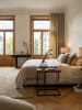 KADIMA DESIGN Beistelltisch | Sheesham/Metall, 70x65x34cm, Tablett