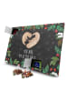 Mr. & Mrs. Panda Adventskalender Otter Herz mit Spruch in Kreidetafel