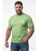 Men Plus Kurzarm T-Shirt in helles grün