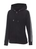 H.I.S Kapuzensweatjacke in schwarz