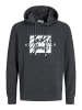 Kapuzenpullover in Dark Grey Melange 1