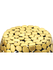 FineBuy Beistelltisch in Gold / Aluminium / 40x40x46