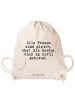 Mr. & Mrs. Panda Jutebeutel Alle Frauen sind gleich,... mit Spruch in Creme