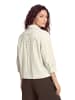 CARTOON Streifenbluse mit Raffung in Cream/Khaki