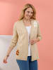 Sieh an! Strickjacke in beige-ecru