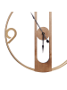 Beliani Wanduhr MULHOUSE in Braun - (W) 50 x (H) 50 x (L) 2 cm