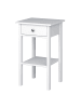 ebuy24 Nachttisch Mulon 2er-Set Weiß 40 x 36 cm