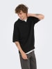 ONLY & SONS Gestricktes T-Shirt in Black