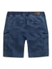 Men Plus Bermuda in dark blue denim