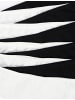 TupTam Mädchen Slips mit Aufdruck 10er Pack in schwarz/weiß