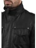 !SOLID Lederjacke in schwarz