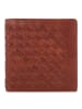 mano Don Luca Geldbörse Leder 10,5 cm cognac