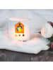 Mr. & Mrs. Panda Lichtglas Vogelhaus Home mit Spruch in Transparent