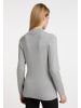 DreiMaster Klassik Damen Strickpullover in Grau Melange