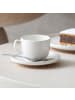 Villeroy & Boch 6er Set Kaffeeuntertassen Afina ø 14,2 cm in weiß