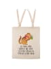 Mr. & Mrs. Panda Jutetasche Eichhörnchen Smoothie mit Spruch in Creme