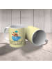 Mr. & Mrs. Panda Tasse Nachtfalter Schaumbad mit Spruch in Gelb Pastell