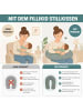 fillikid Stillkissen EPS Mikroperlen 190 cm Exklusiv in Wal Grün