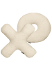 Beliani 2er-Set Dekokissen HESPERIS in Beige