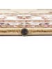 KADIMA DESIGN Orientteppich Bordüre floral klassischer Wohnzimmer-Teppich in Braun
