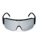 YEAZ SUNVIBE Sport-Sonnenbrille Black/Silver in schwarz / silber