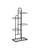 relaxdays Pflanzenständer in Schwarz - (B)45 x (H)96 x (T)22 cm