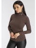 Melrose Rollkragenpullover in braun