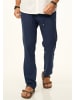 behype Sommerhose - im Chinohosen Stil mit Gummibund & Kordel in Navy