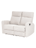 Beliani 2-Sitzer Sofa VERDAL in Beige - (W) 133 x (H) 100 x (L) 73 cm