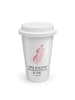 Mr. & Mrs. Panda Coffee To Go Becher Axolotl Tanzen mit Spruch in Weiß