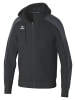 erima Herren Trainingsjacke Mit Kapuze in schwarz/slate grey