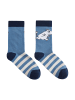 Reima Socken " Moomin Randig " in Blue Ocean