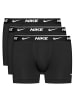 Nike Boxershorts Everyday Cotton Stretch Trunk Shorty 3P in Black/Black/Black