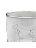 Mr. & Mrs. Panda Whiskey Glas Hase Igel ohne Spruch in Transparent
