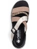 rieker Plateau Sandalen für Damen in beige
