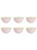 Butlers Schale ORNAMENTS 6er-Set in Pink