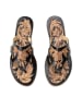usha FESTIVAL Damen Sandalen Aus Leder in Schwarz