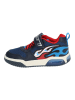Geox Sneaker in Navy/Aqua