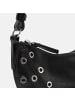 Les Visionnaires Enya Mini Rivet Schultertasche Leder 27 cm in black