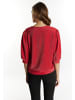 faina Glitzershirt in Rot