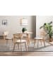home24 Esszimmerstuhl Danny (2er-Set) in Creme
