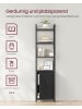 VASAGLE Bücherregal Barnet in Schwarz - (B)40 x (H)159.5 x (T)24 cm