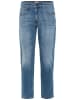 Camel Active Tapered Fit Destroyed Jeans mit Smartphone Tasche in Blau