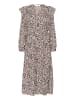 InWear NinahIW V-neck Dress Feminine Silhouette in Classic Leopard