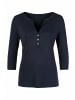 LASCANA 3/4-Arm-Shirt in navy