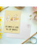 Mr. & Mrs. Panda Postkarte Sommer Sonntag mit Spruch in Gelb Pastell