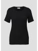 s.Oliver T-Shirt kurzarm in Schwarz