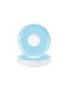 Seltmann Weiden 6er Set Kombiuntertassen Liberty Pure Colors in ø 16 cm in Lagoon Blue